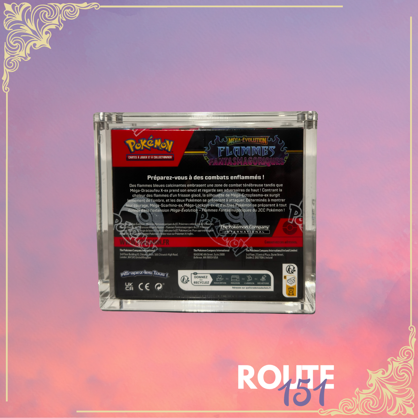 Display 36 Boosters – ME02 Méga-Évolution Flammes Fantasmagoriques SANS ACRYLIQUE