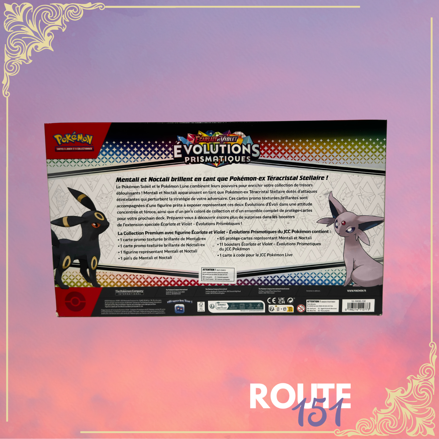 Coffret Pokémon Collection Premium avec Figurine – Évolutions Prismatiques (EV8.5)