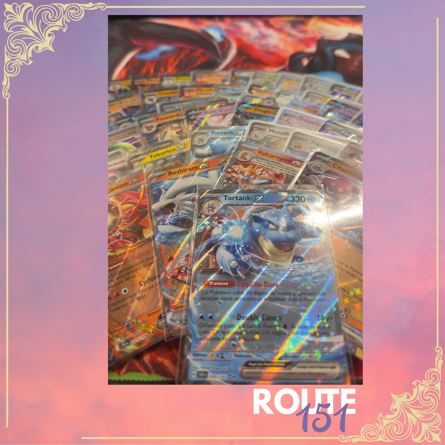 Lot de 67 cartes EX – Bloc Écarlate et Violet