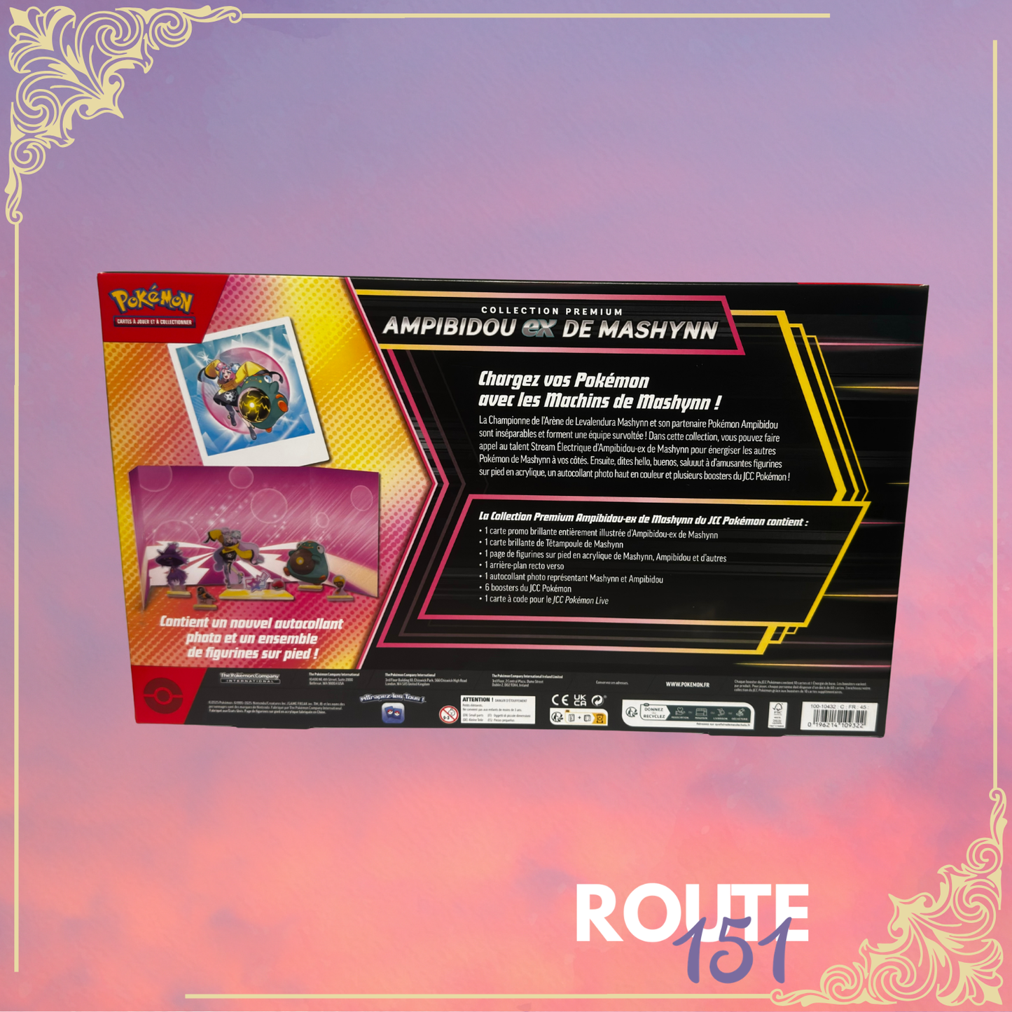Coffret - Collection Premium Pokémon - Ampibidou Ex de Mashynn