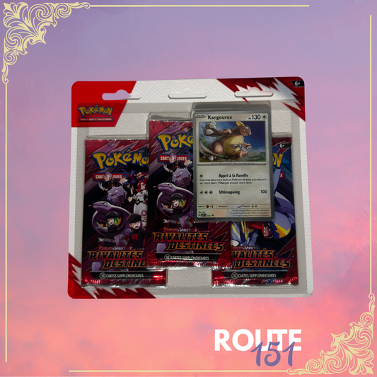 Tripack Pokémon EV10 – Rivalités Destinées (Team Rocket)
