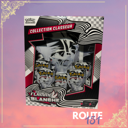 Coffret 5 Boosters - EV10.5 Ecarlate et Violet - Flamme Blanche - Collection Classeur