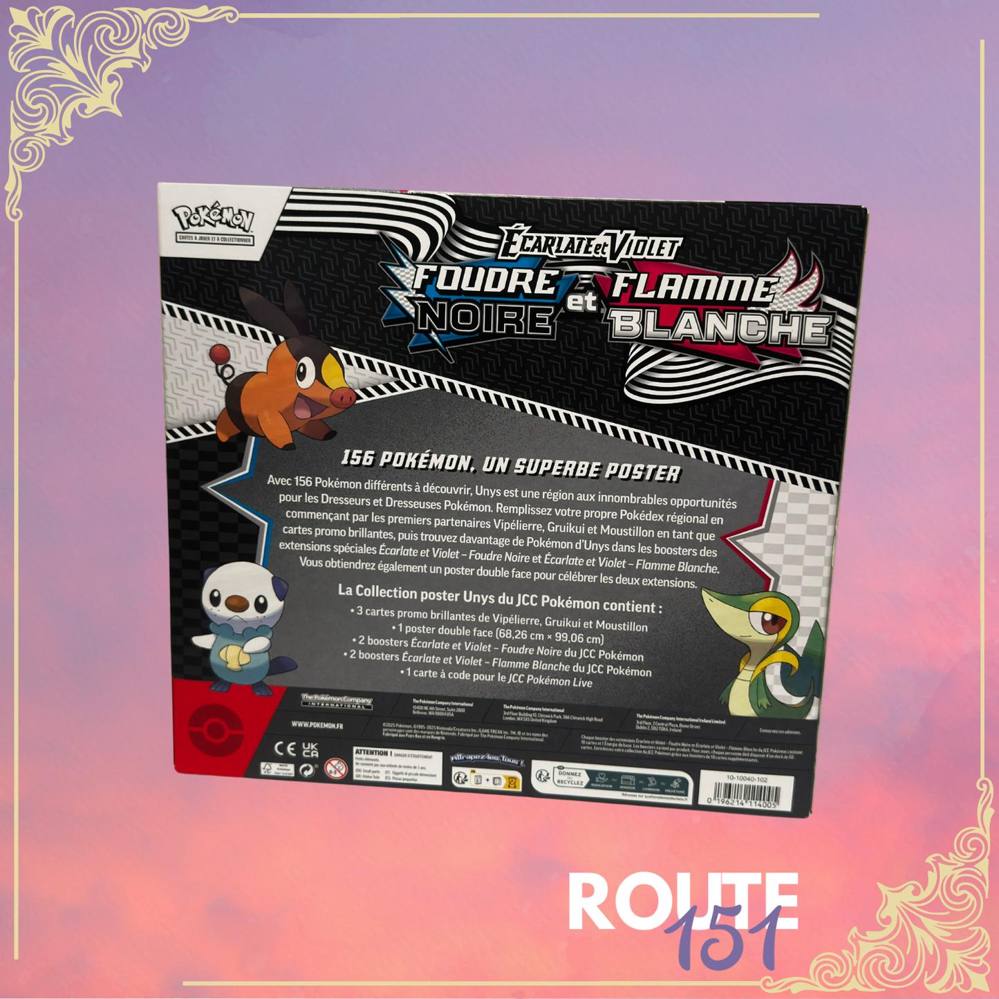 Coffret Collection Poster - Foudre Noire & Flamme Blanche