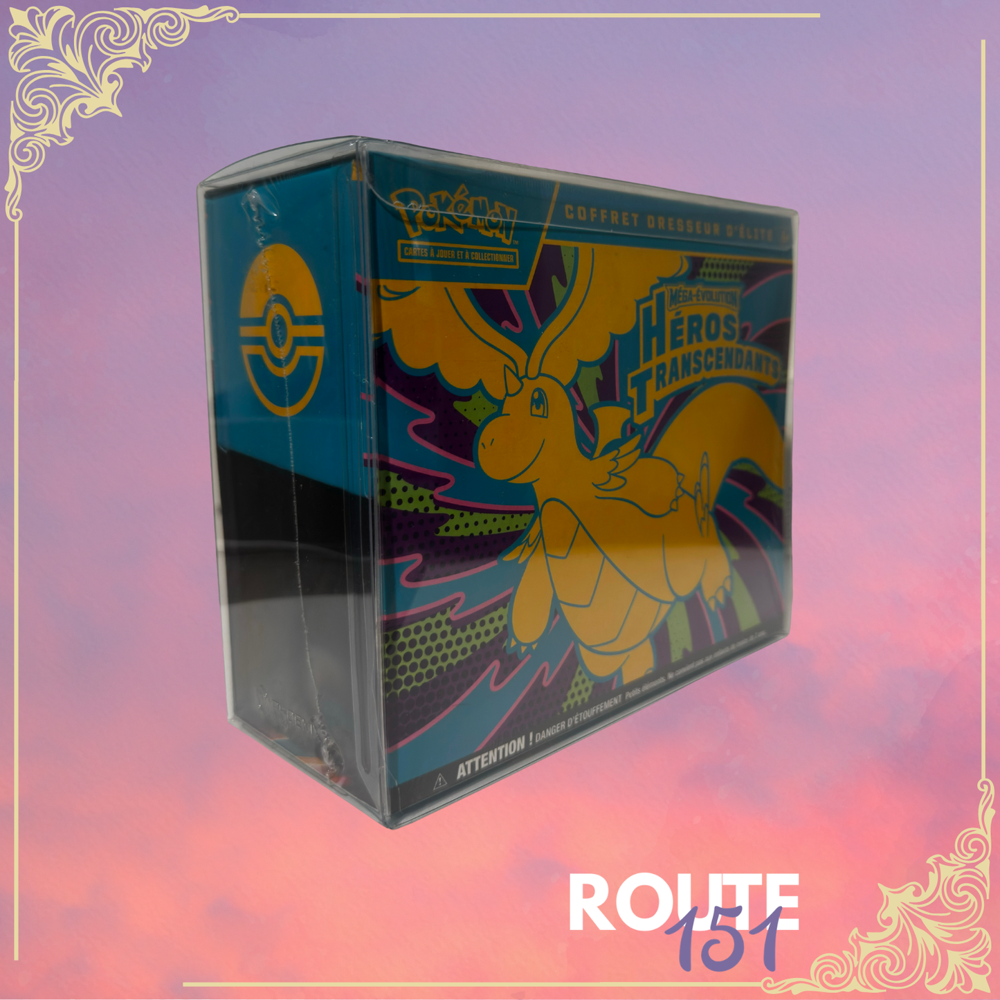 Coffret Dresseur d’élite Méga-Évolution – Héros Transcendants