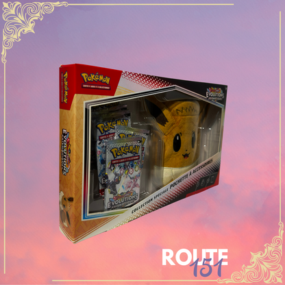 Coffret EV8.5 Pochette Évoli + 5 Boosters Évolutions Prismatiques