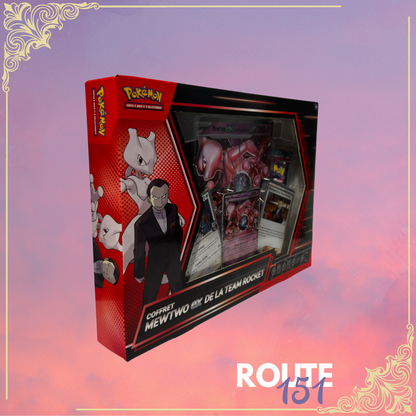 Coffret Pokémon Mewtwo-ex de la Team Rocket – Édition Juin 2025