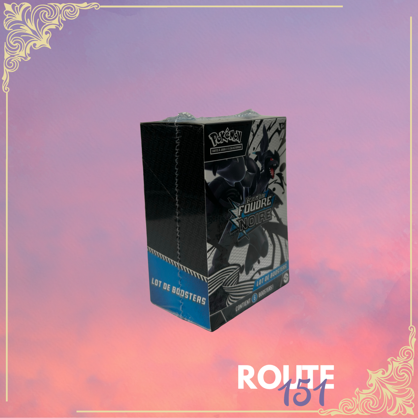 Coffret Bundle 6 Boosters - EV10.5 Ecarlate et Violet - Foudre Noir