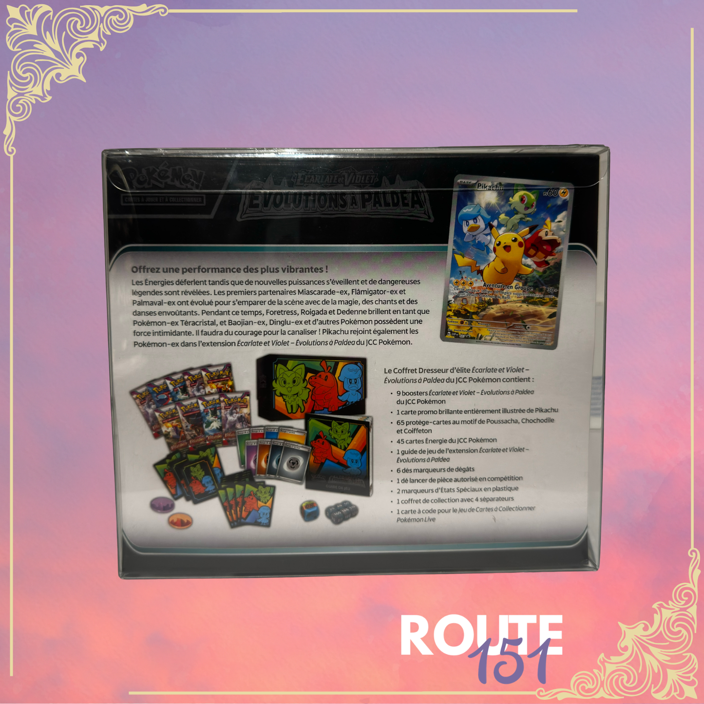 Coffret Dresseur D'Élite - Ecarlate et Violet Évolutions à Paldea