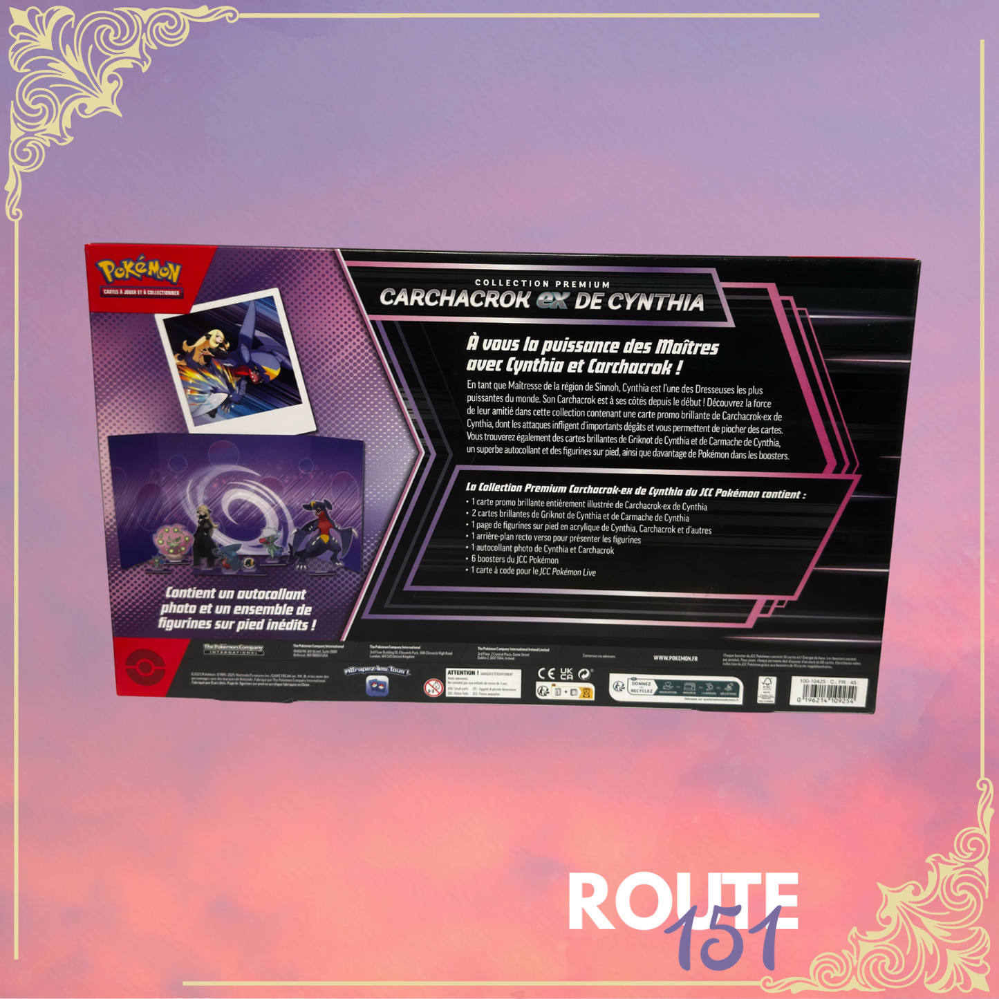 Coffret - Collection Premium Pokémon - Carchacrok Ex de Cynthia