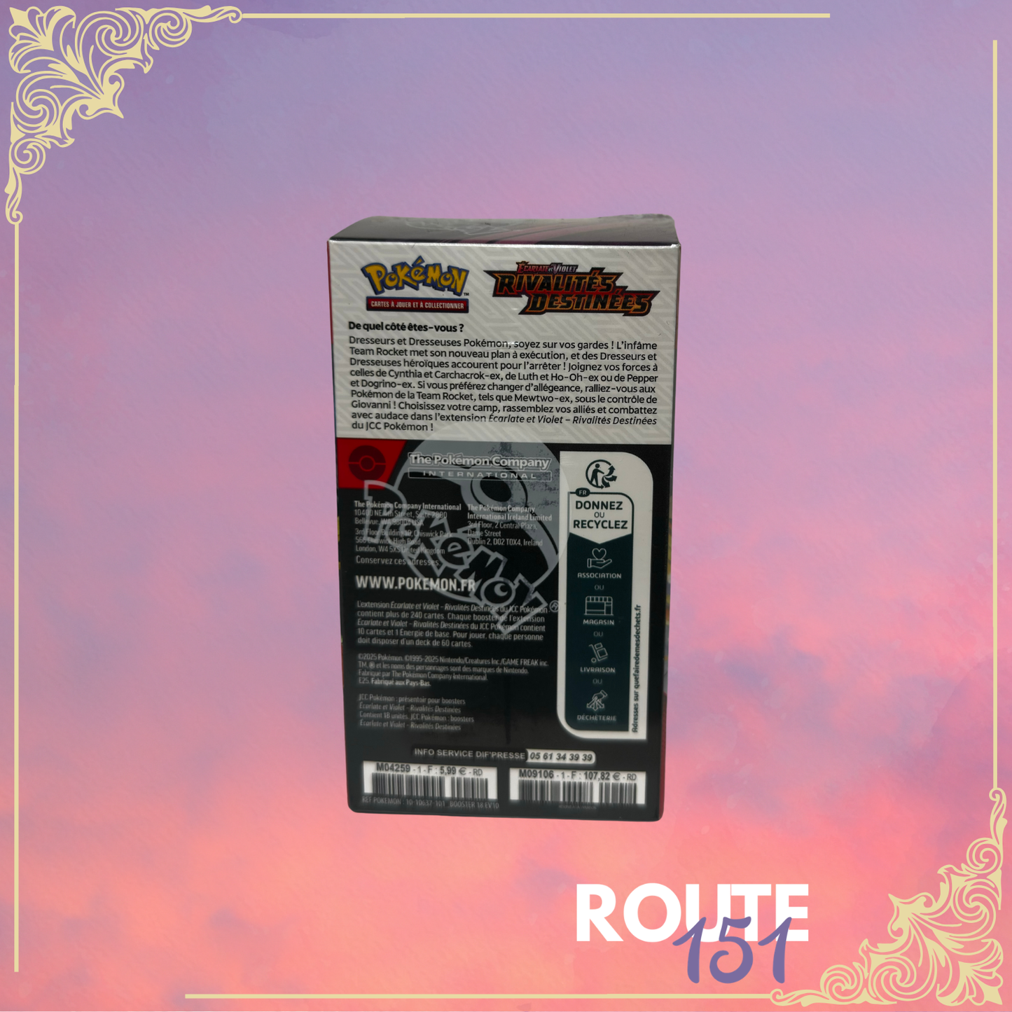 Demi-Display EV10 – Rivalités Destinées (18 Boosters)
