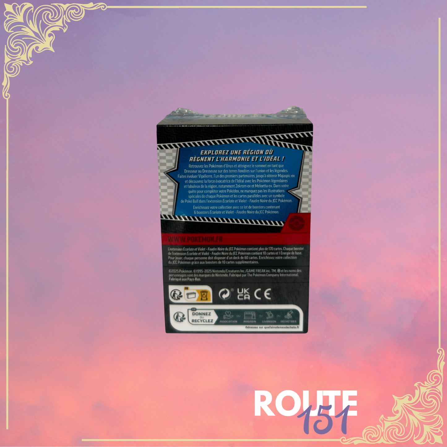 Coffret Bundle 6 Boosters - EV10.5 Ecarlate et Violet - Foudre Noir
