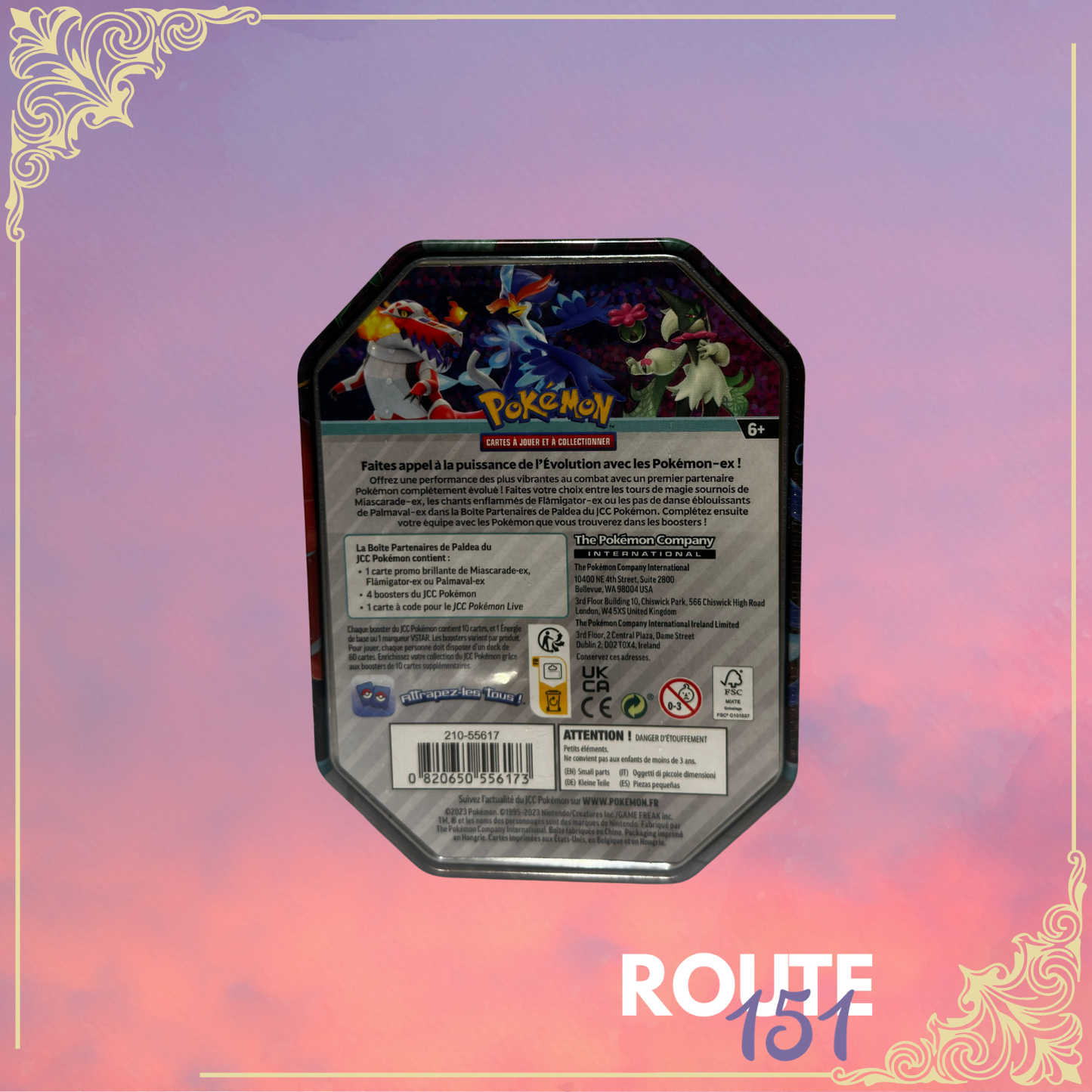 Pokébox Évolutions à Paldea - Flâmigator EX