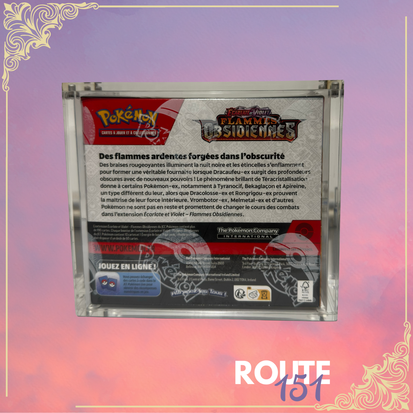 Display 36 Boosters sous scellés - Flammes Obsidiennes EV03 SANS ACRYLIQUE