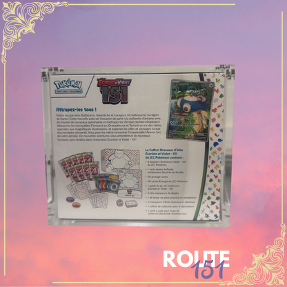 Coffret Dresseur d’élite Écarlate et Violet – 151 - Ronflex + acrylique