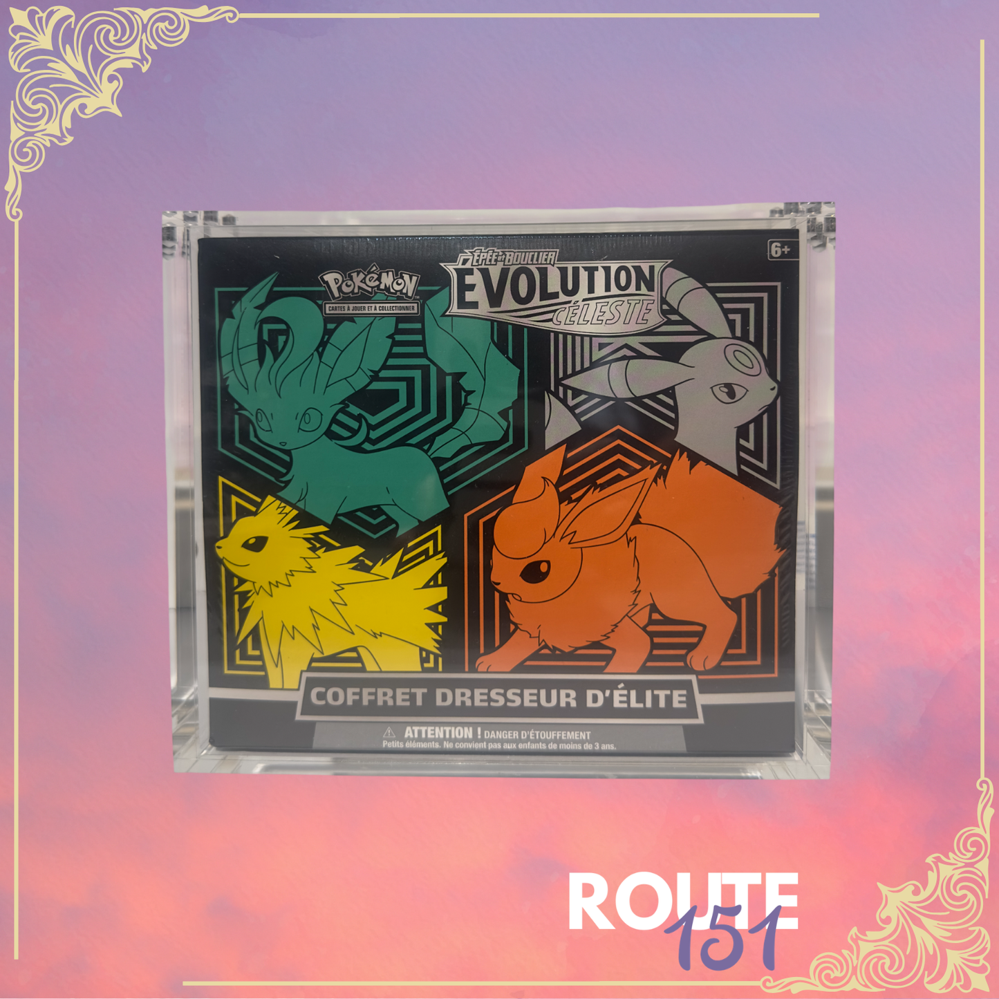 ETB Pokémon Coffret Dresseur D'Elite Evolution Celeste EB07 + acrylique