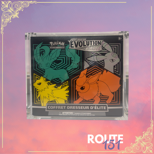 ETB Pokémon Coffret Dresseur D'Elite Evolution Celeste EB07 + acrylique