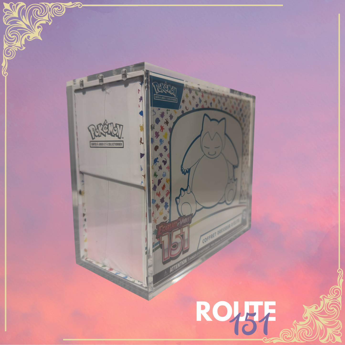Coffret Dresseur d’élite Écarlate et Violet – 151 - Ronflex + acrylique
