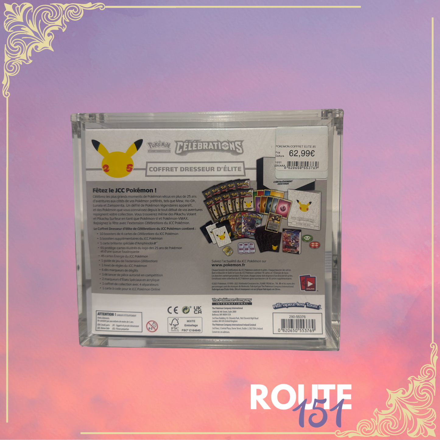 Coffret Dresseur d'Élite - EB7.5 - Célébrations 25 ans + acrylique