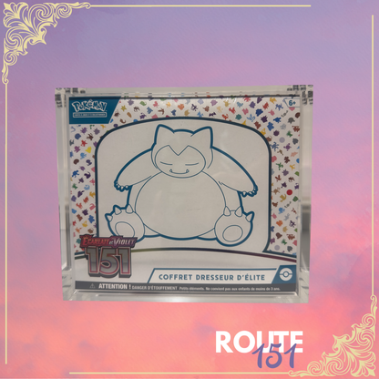 Coffret Dresseur d’élite Écarlate et Violet – 151 - Ronflex + acrylique